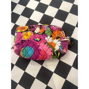Vera Bradley Makeup bag quilted cosmetics travel bag